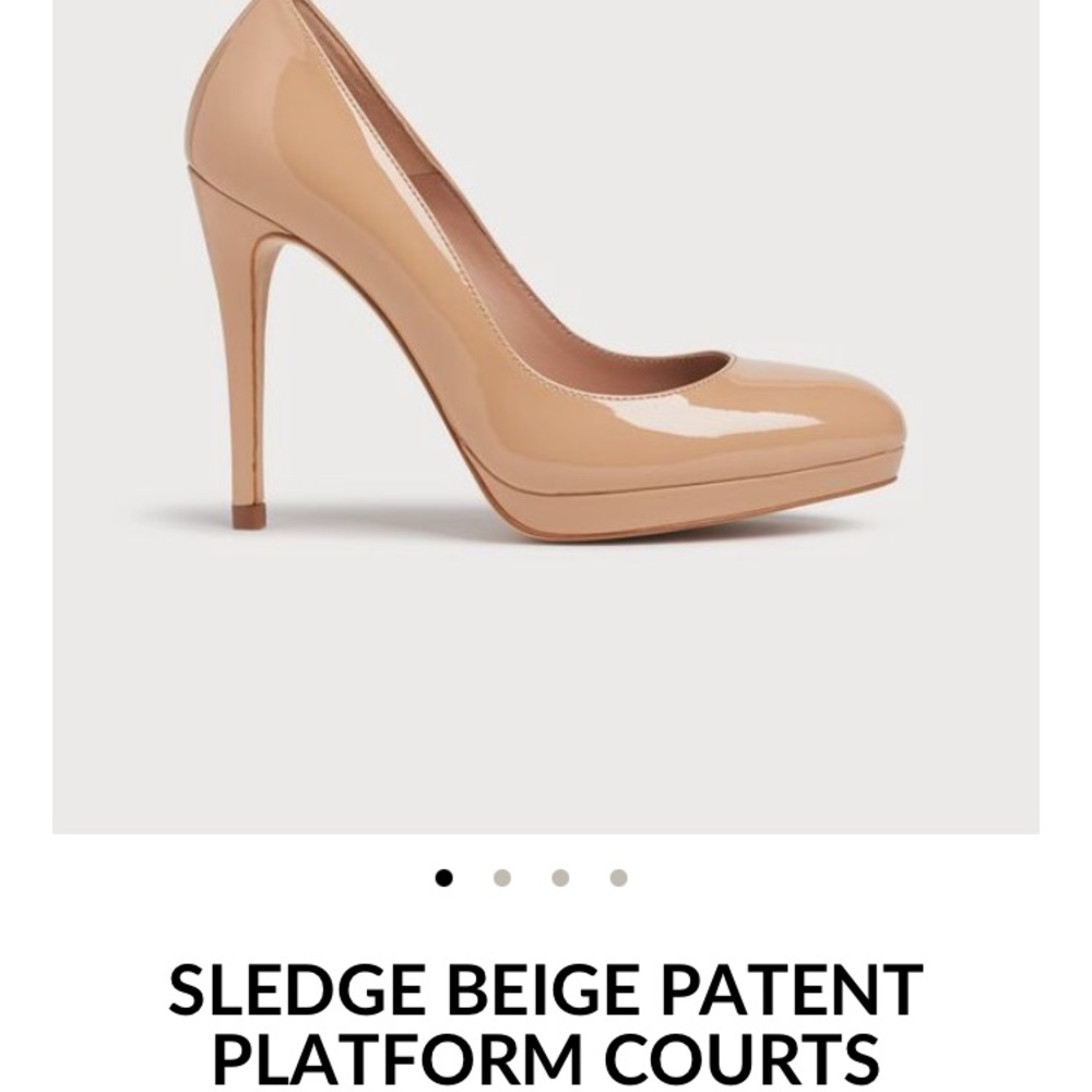 LK Bennett Nude 4” Sledge Pumps (size 36.5)